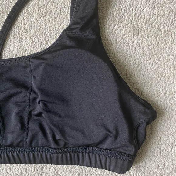 Velvet Rose Black Asymmetrical Sports Bra - Picture 7 of 7